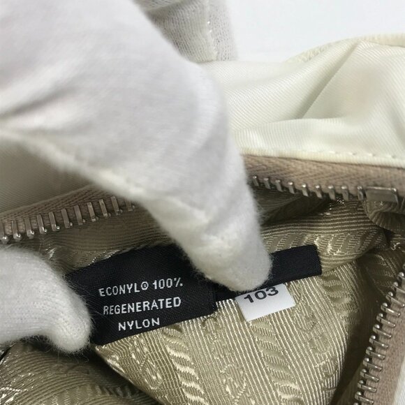 PRADA White Triangle Shoulder Bag - Picture 14 of 16